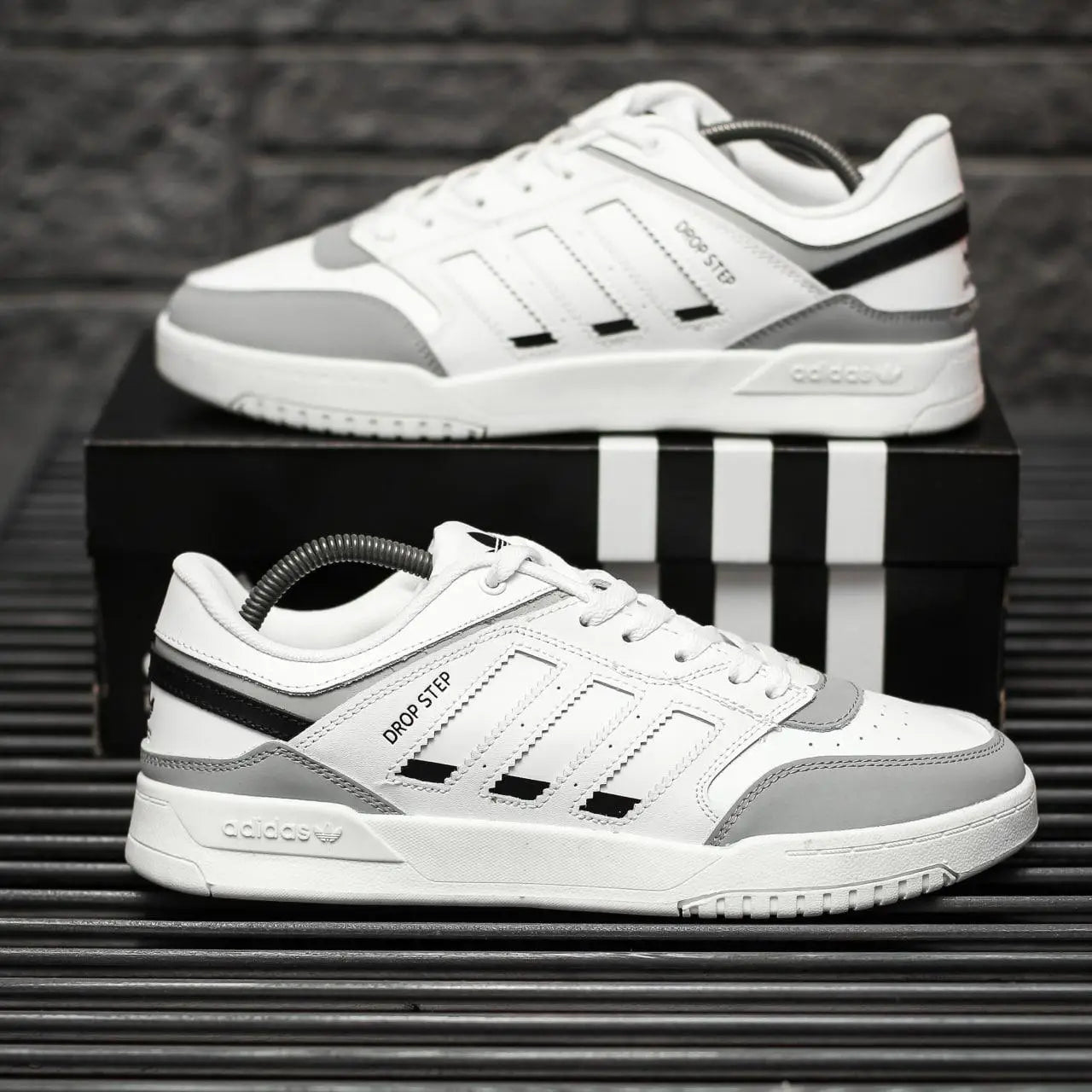 ADIDAS DROP STEP LOW WHITE UNISEX